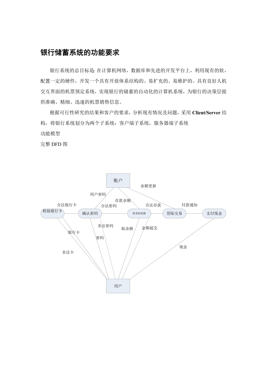 银行需求分析说明书_第2页