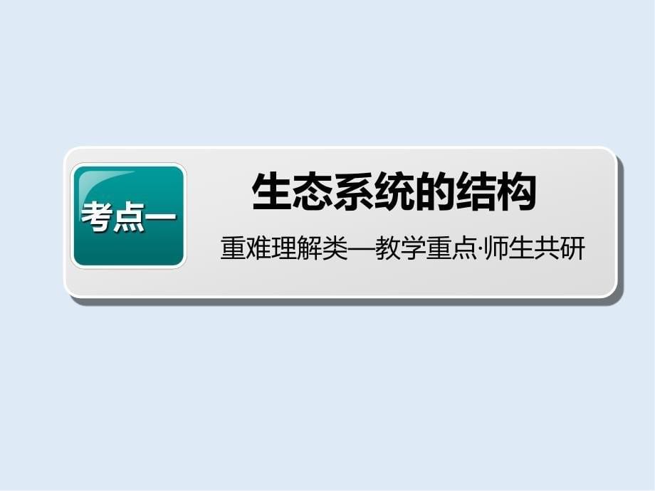 版高考生物精准备考一轮全国通用版课件：必修3 第四单元 第1讲 生态系统的结构与能量流动_第5页