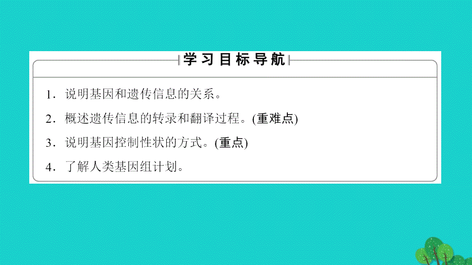 高中生物第4章遗传的分子基础第3节基因控制蛋白质的合成课件苏教版必修_第2页