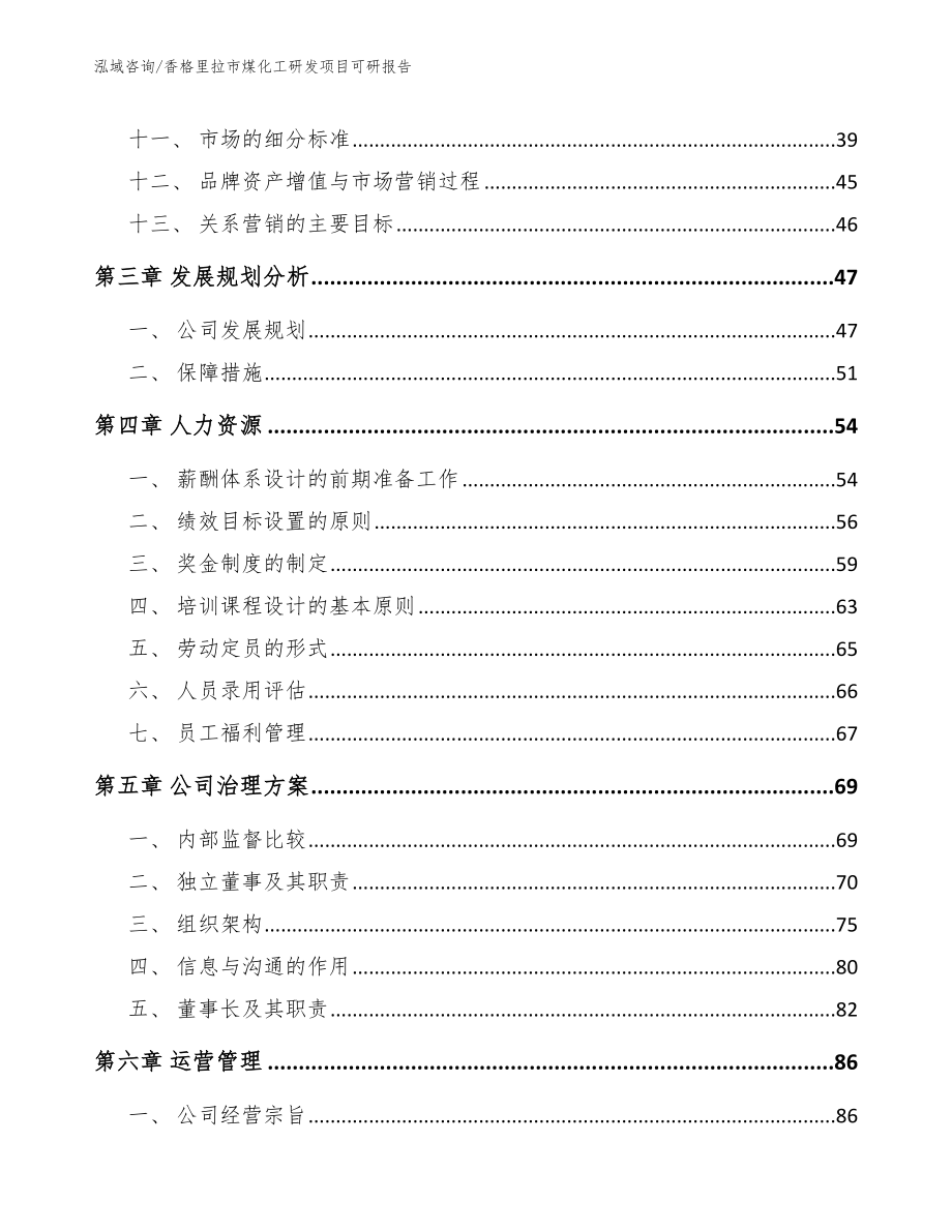 香格里拉市煤化工研发项目可研报告_第2页