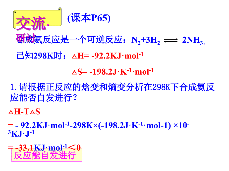 鲁科版高中华学化学反应原理选修化学反应条件的优化—工业合成氨课件_第4页