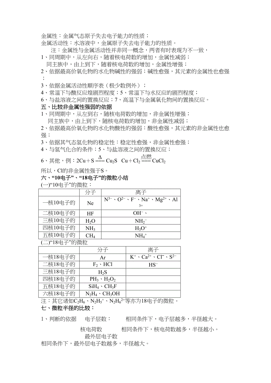 高中化学基础知识总结(DOC 15页)_第3页