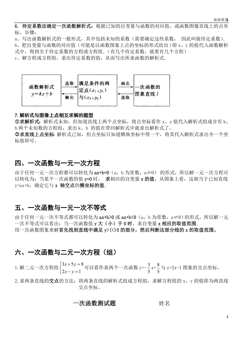 八年级数学一次函数知识点总结.doc_第3页