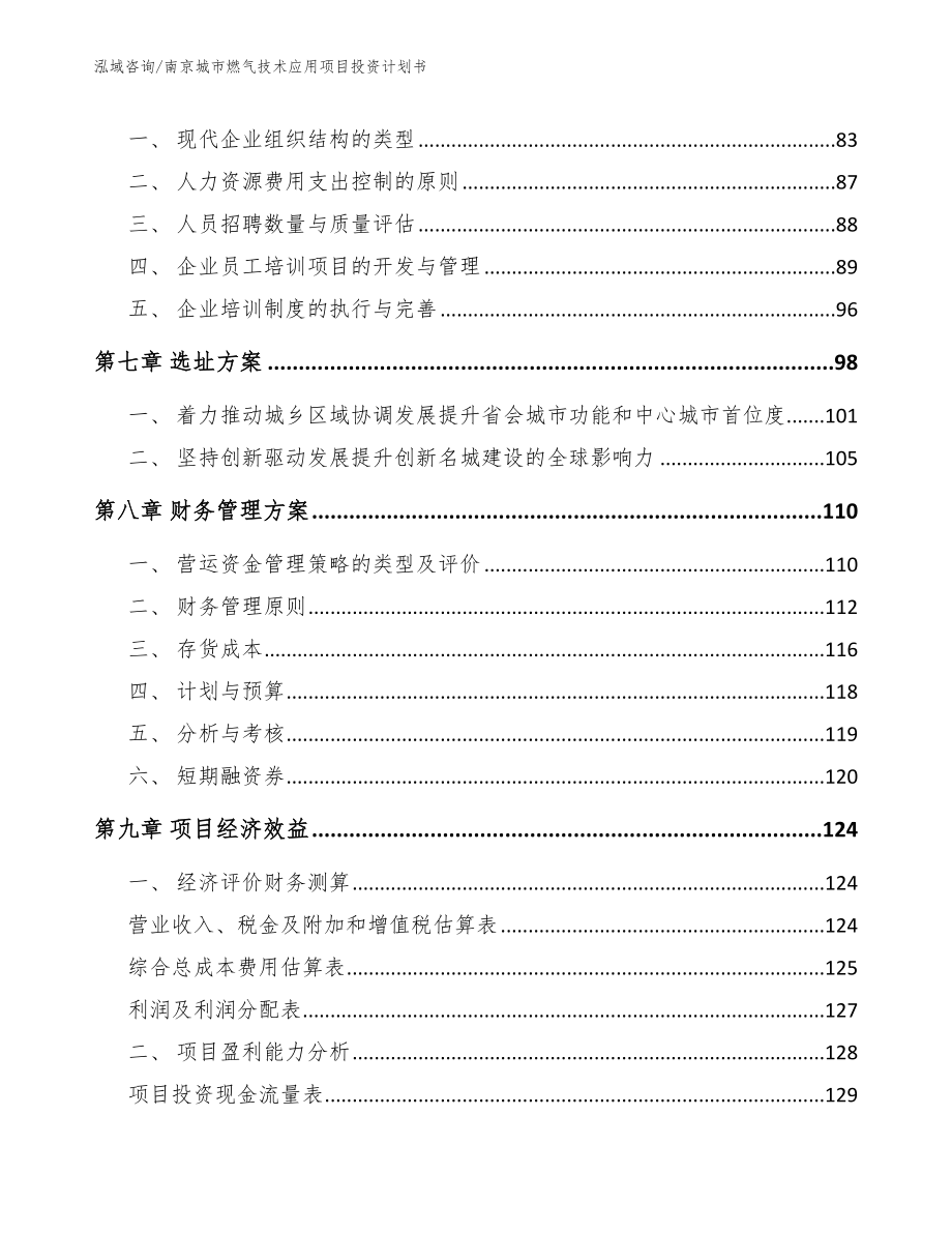 南京城市燃气技术应用项目投资计划书_第3页