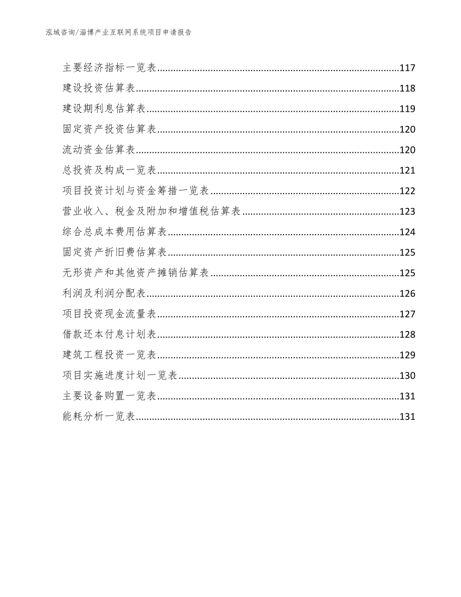 淄博产业互联网系统项目申请报告模板范文_第5页