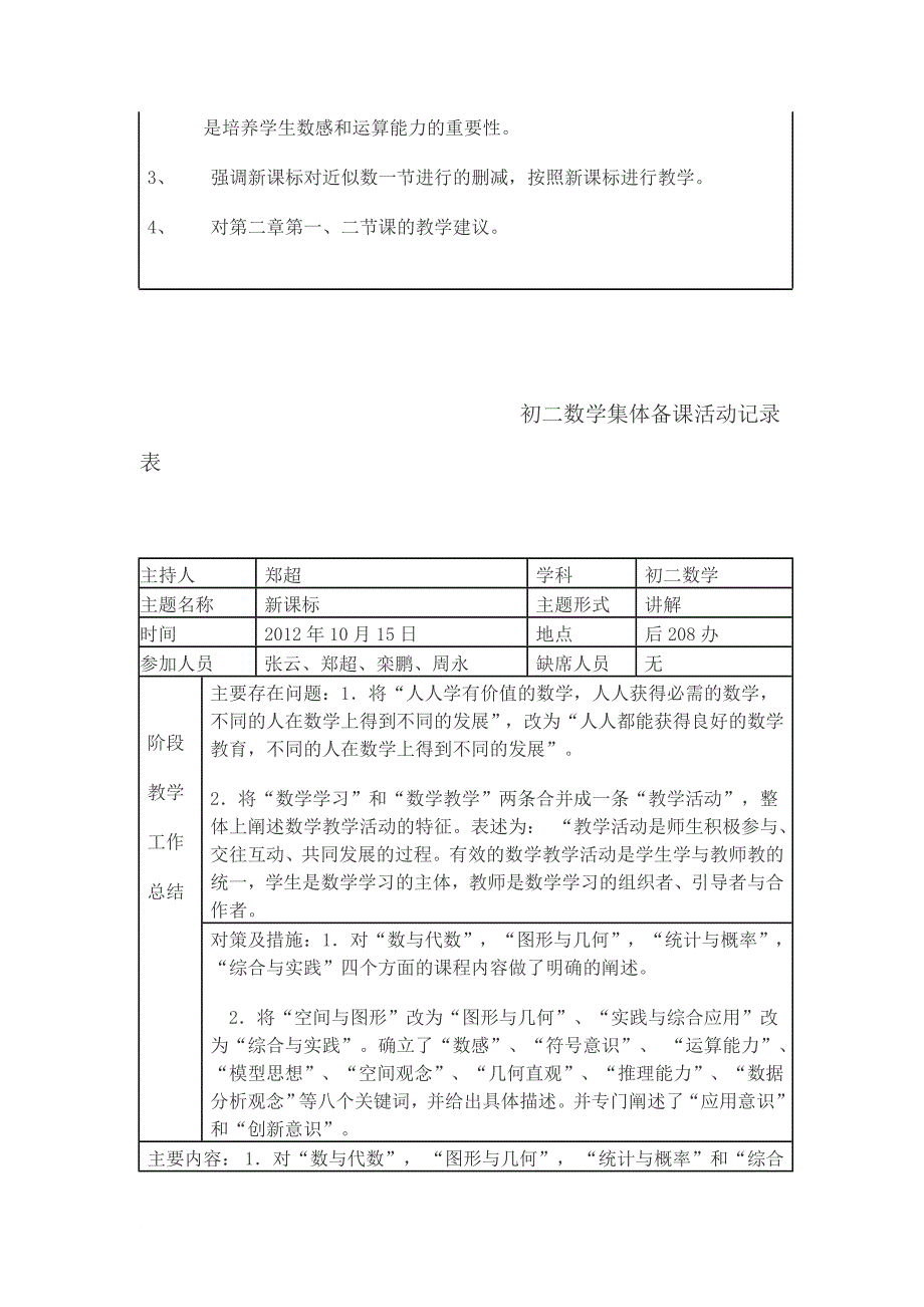 初中数学集体备课活动_第2页