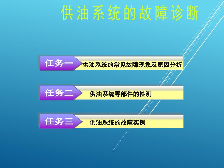 汽车综合故障诊断项目三课件_第1页