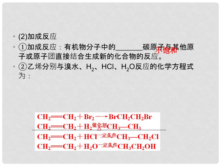 高三化学总复习实用 必考62 来自石油和煤的两种基本化工原料课件 新人教版_第4页