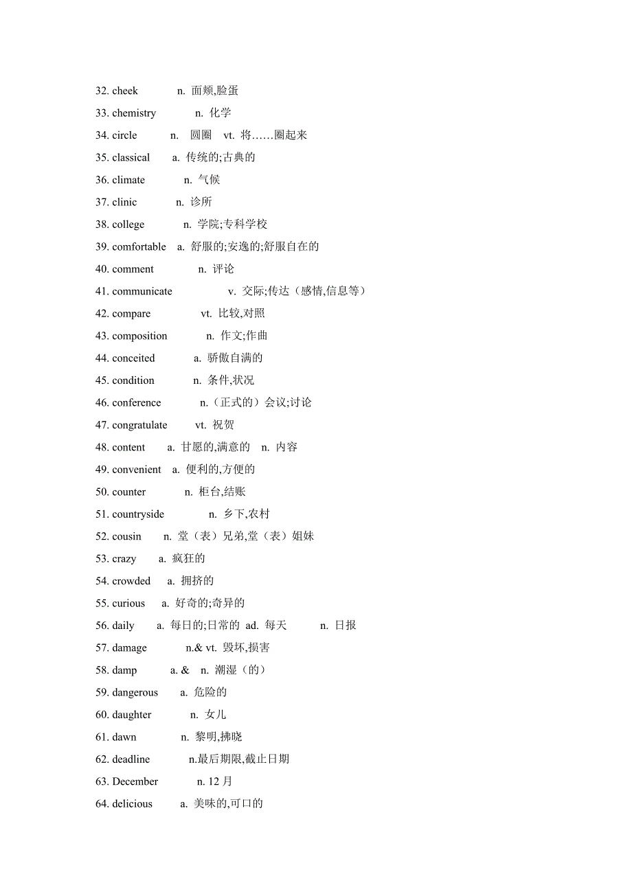 高考英语词汇默写本大纲汇词2013版手册_第2页