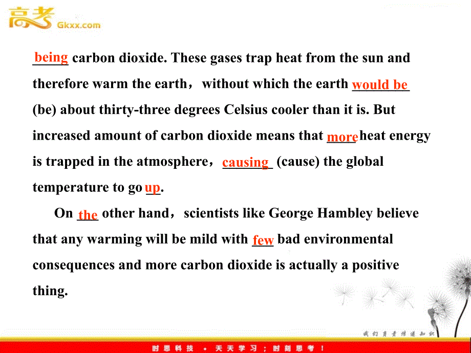 高考英语复习课件：选修6Unit4《Global warming》（新人教广东版）_第4页