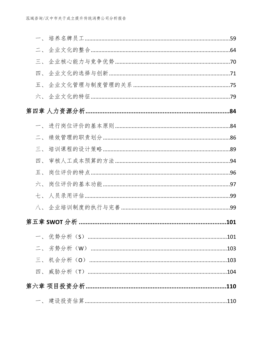 汉中市关于成立提升传统消费公司分析报告_参考范文_第2页