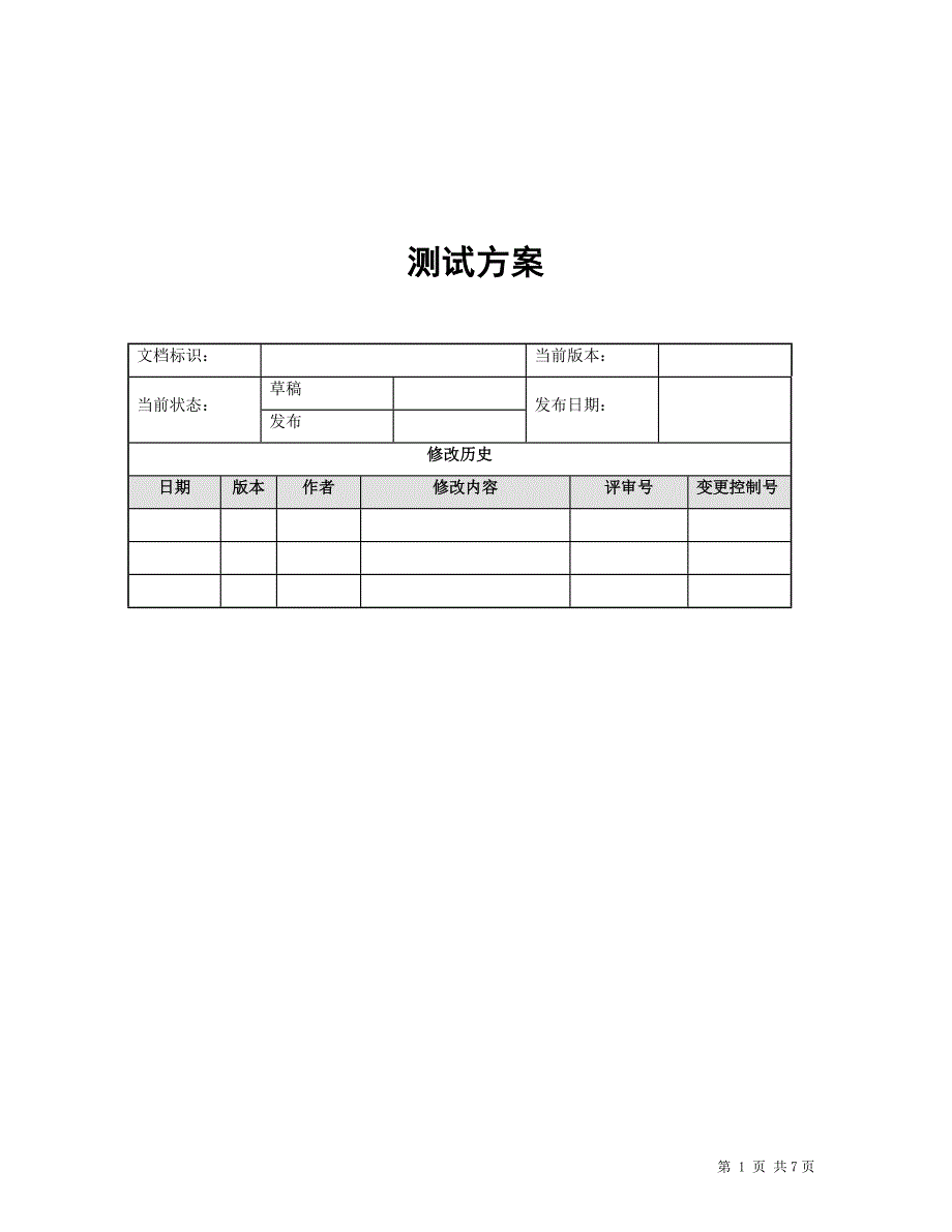 软件测试测试方案.doc_第1页