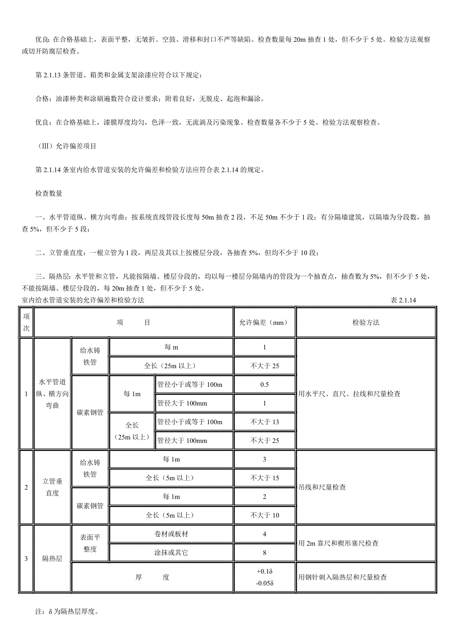 建筑采暖卫生与煤气工程质量检验评定标准_第4页