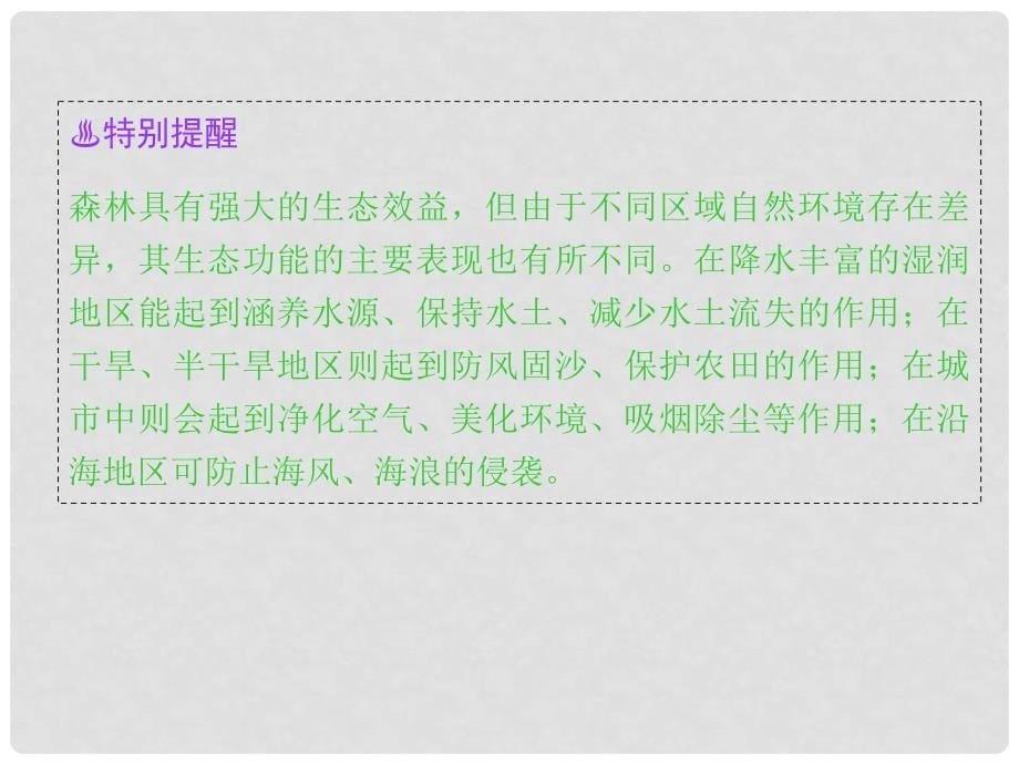 高考地理总复习 第十三章 第二节森林的开发和保护以亚马孙热带雨林为例精讲课件_第5页