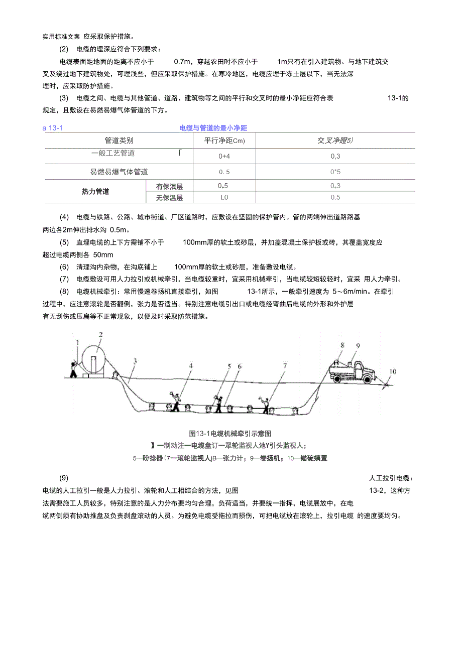 电缆敷设技术交底_第4页