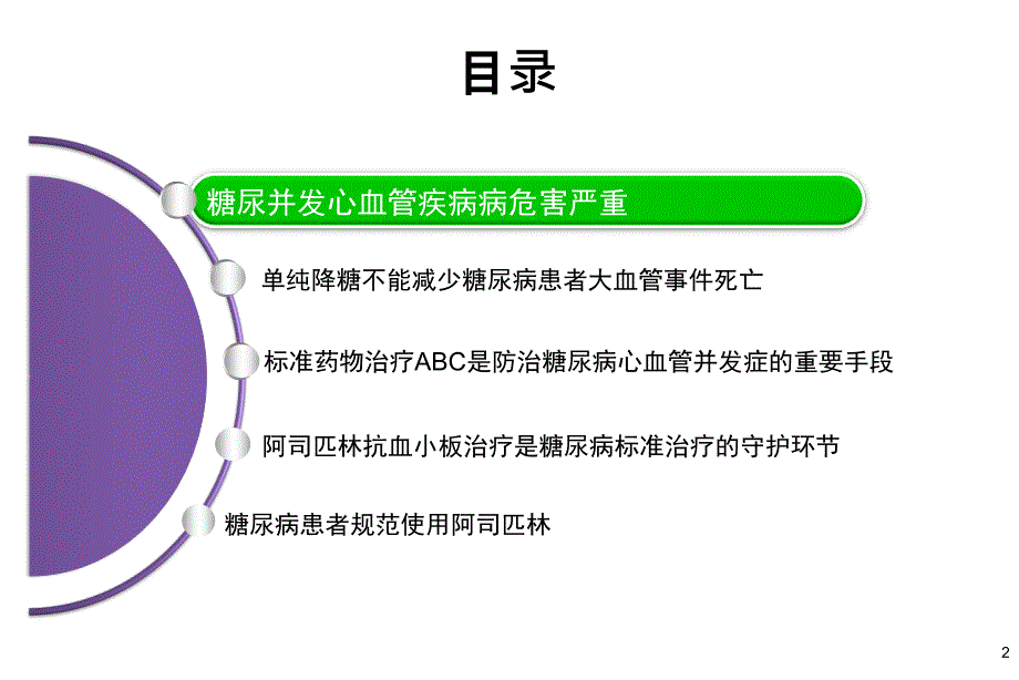 拜阿2糖尿病并发心血管疾病标准药物治疗ABC_第2页