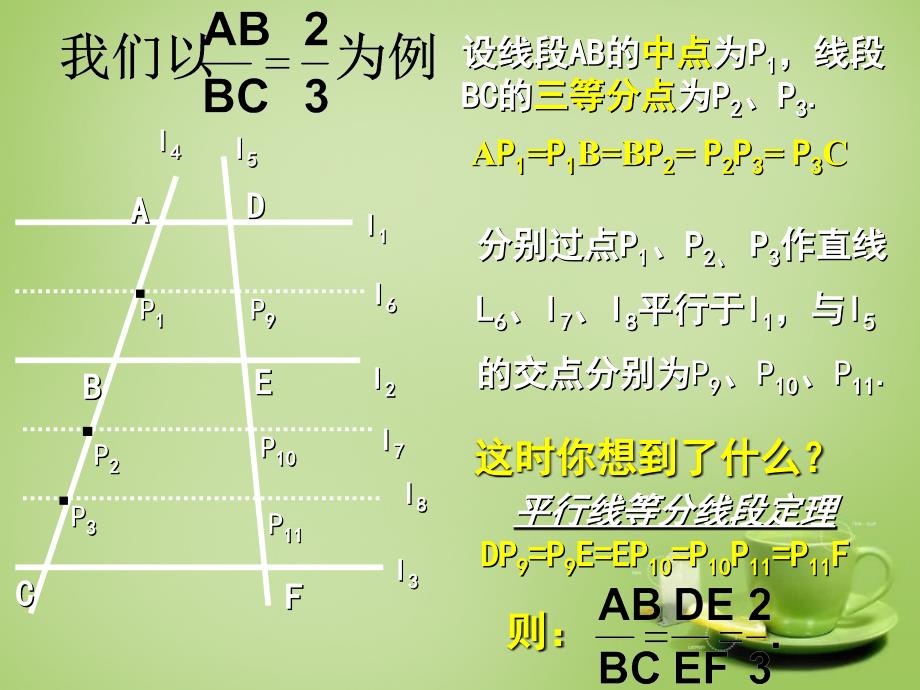 2022九年级数学上册23.1.2平行线分线段成比例课件新版华东师大版_第4页