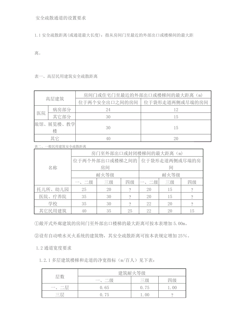 安全疏散通道的设置要求.doc_第1页