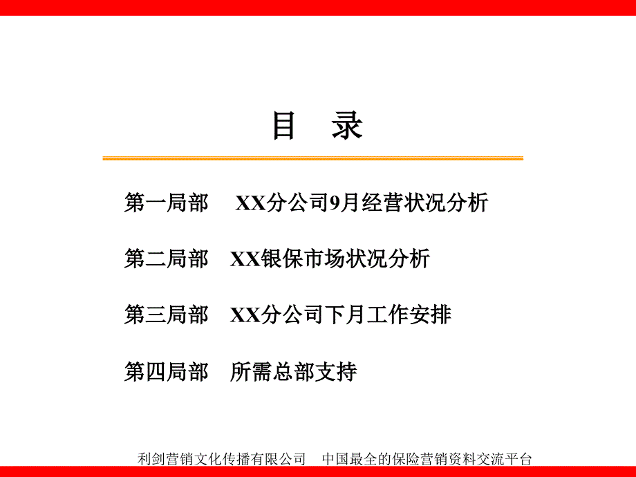 9月份银行保险经营分析KPI报告31页_第2页