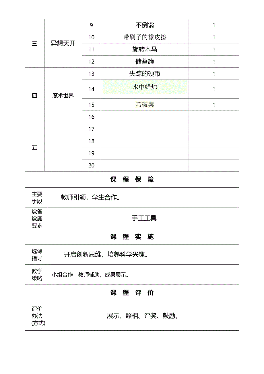 拓展型课程设计表小制作_第4页