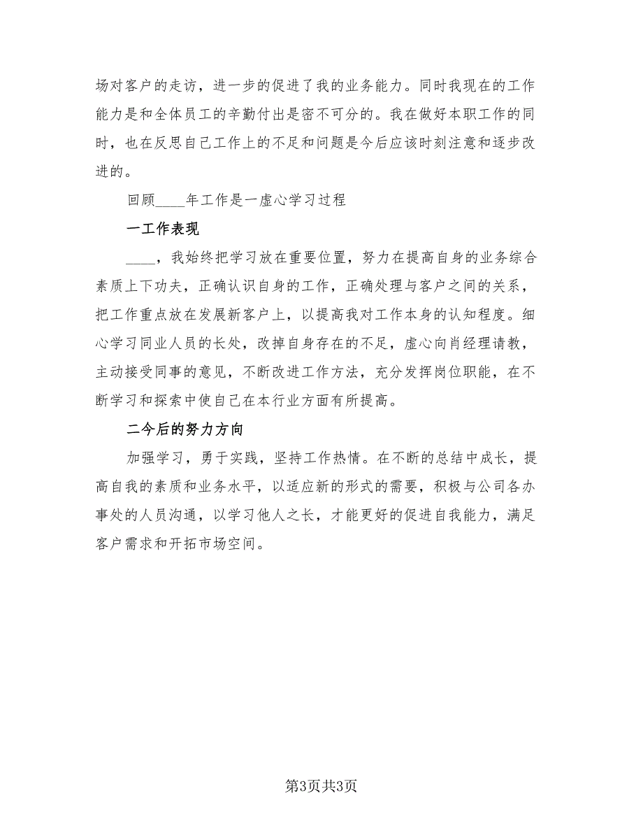 2023年销售人员年终总结（2篇）.doc_第3页