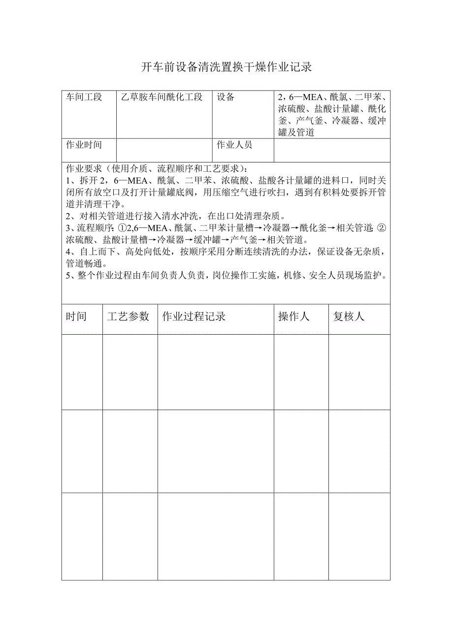 开车前设备清洗置换干燥作业.doc_第1页