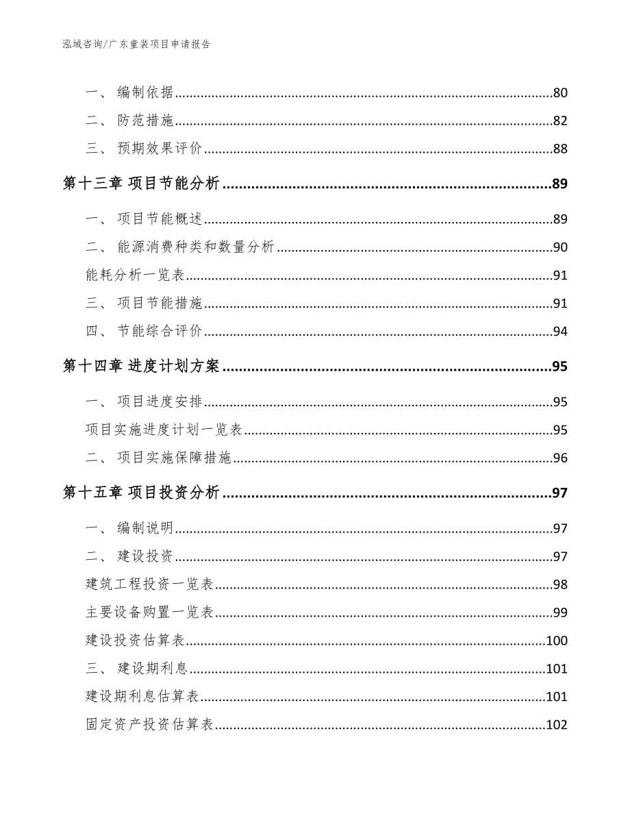 广东童装项目申请报告_第5页