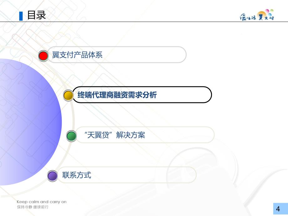 “天翼贷”融资解决方案_第4页
