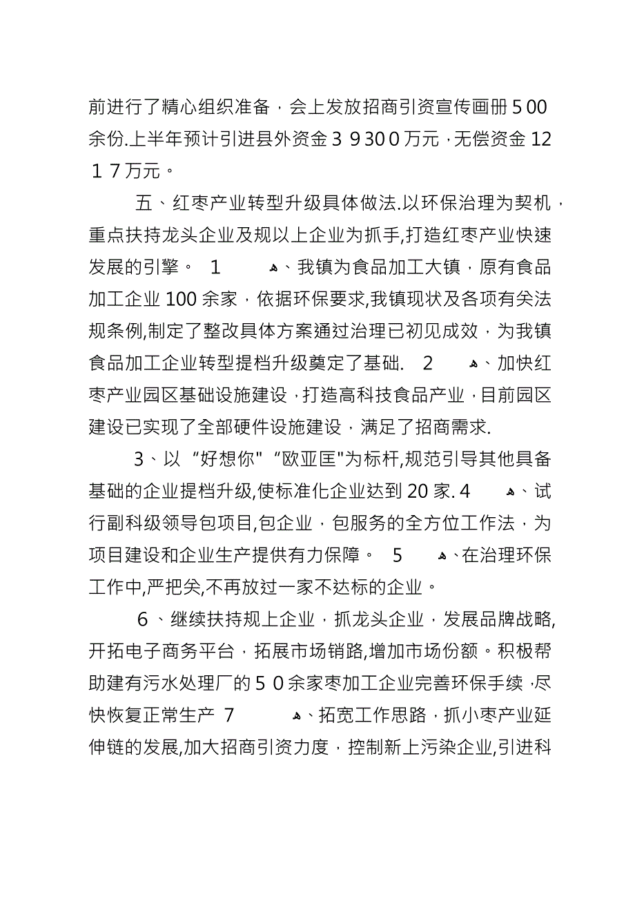 乡镇半年经济工作总结.docx_第2页