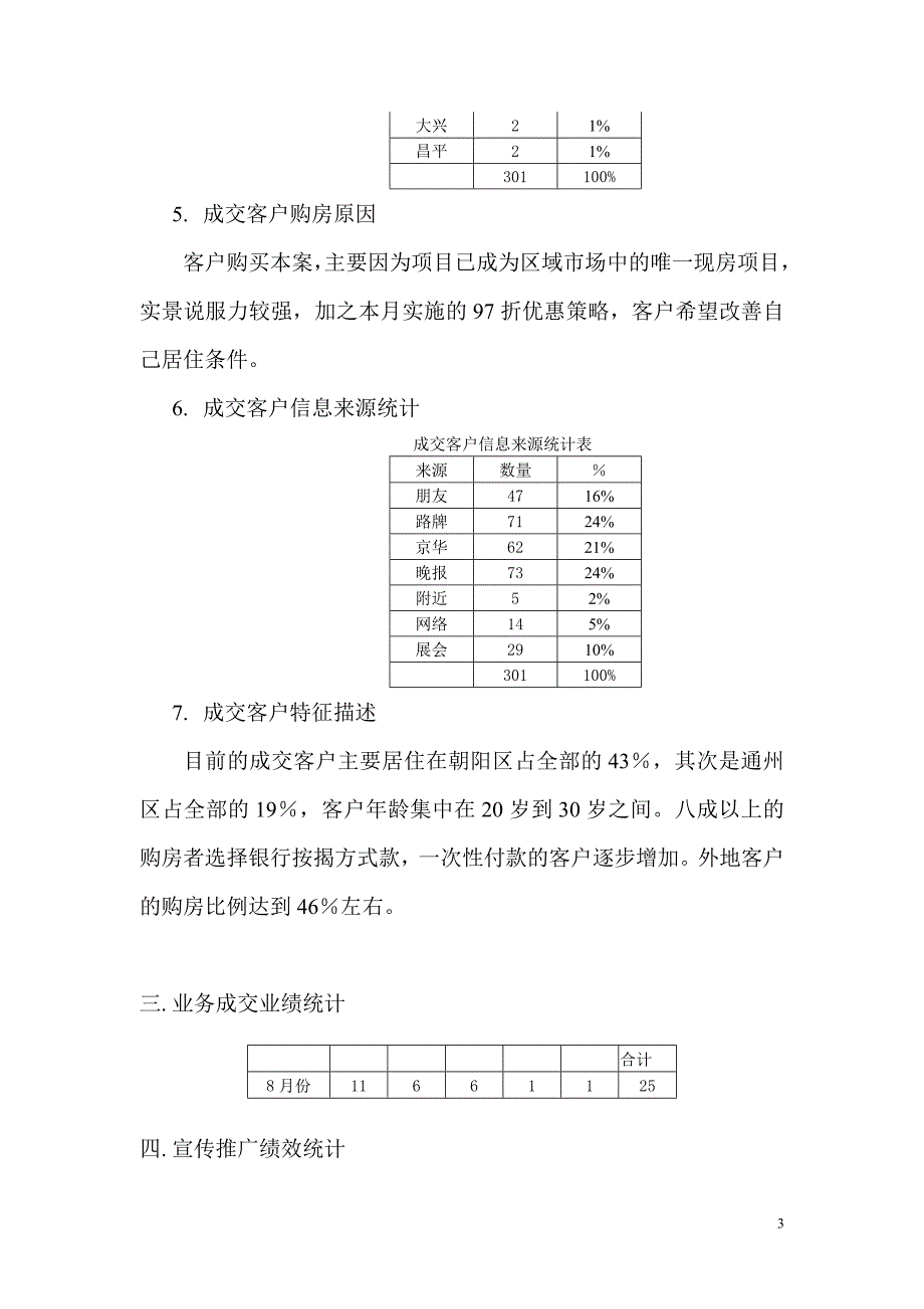 某楼盘月销售总结(03.8)_第3页