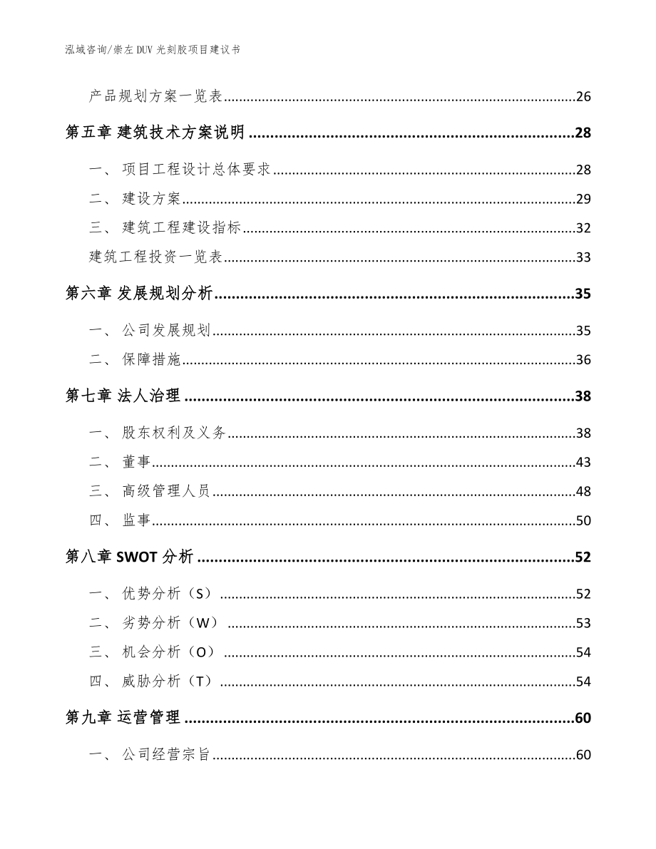 崇左DUV光刻胶项目建议书_参考模板_第2页