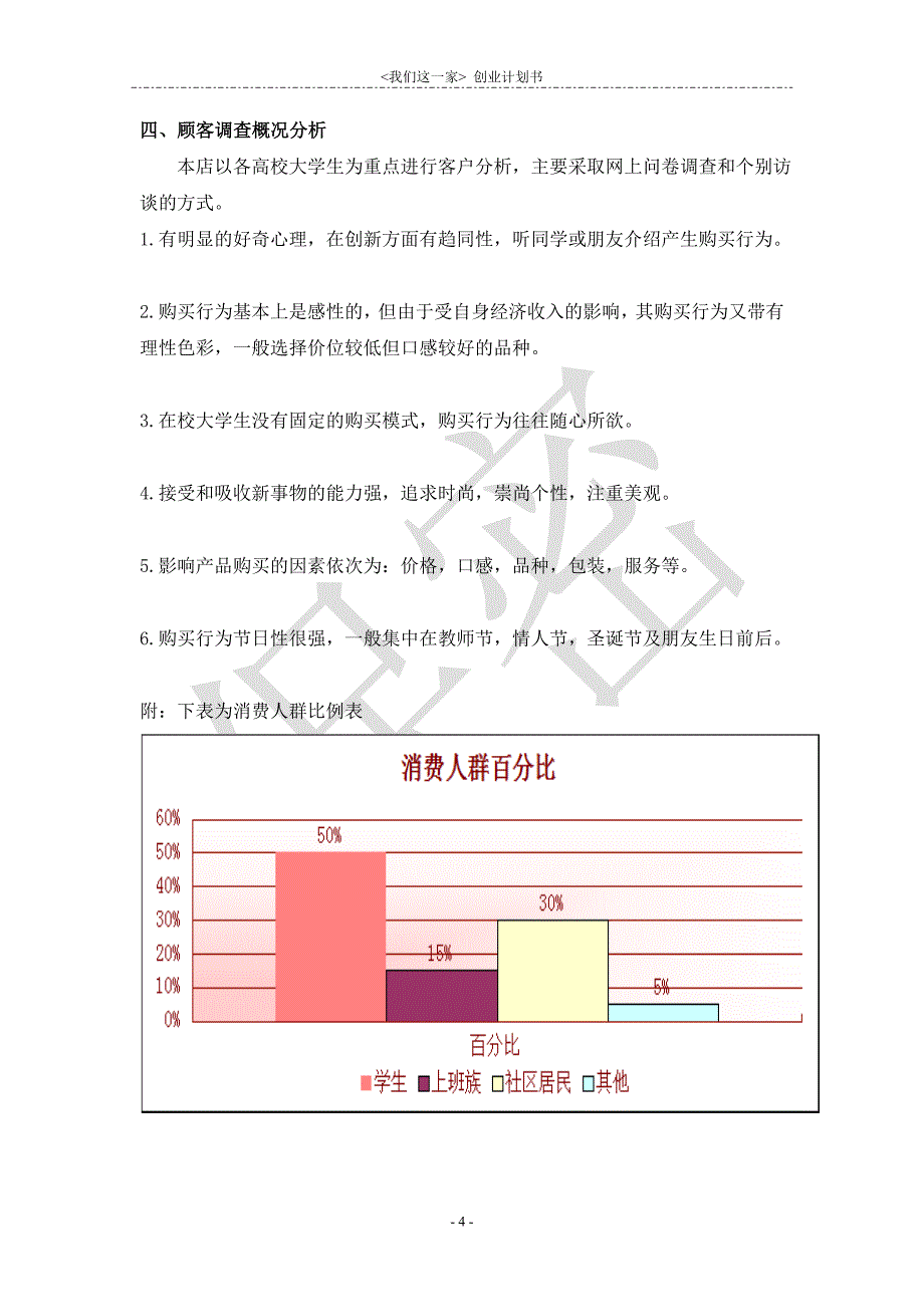 曲奇店创业计划书初稿.doc_第4页