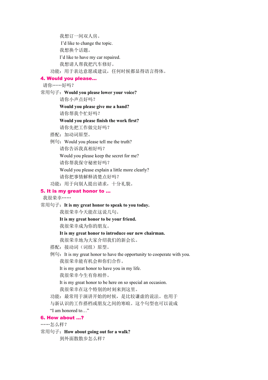 英语口语常用句型锦集.doc_第2页