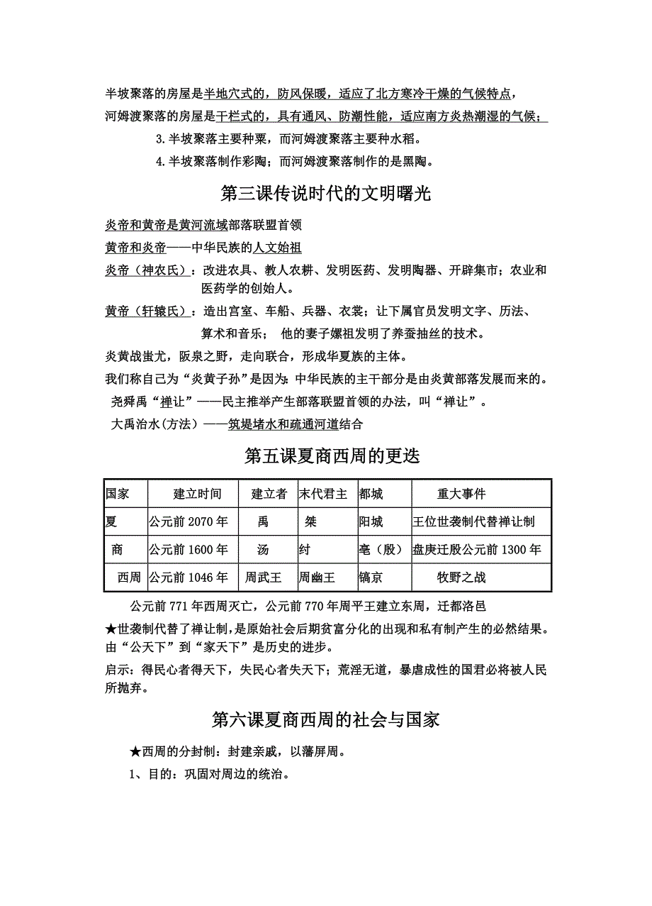 七年级历史第8周考试必背知识点_第2页