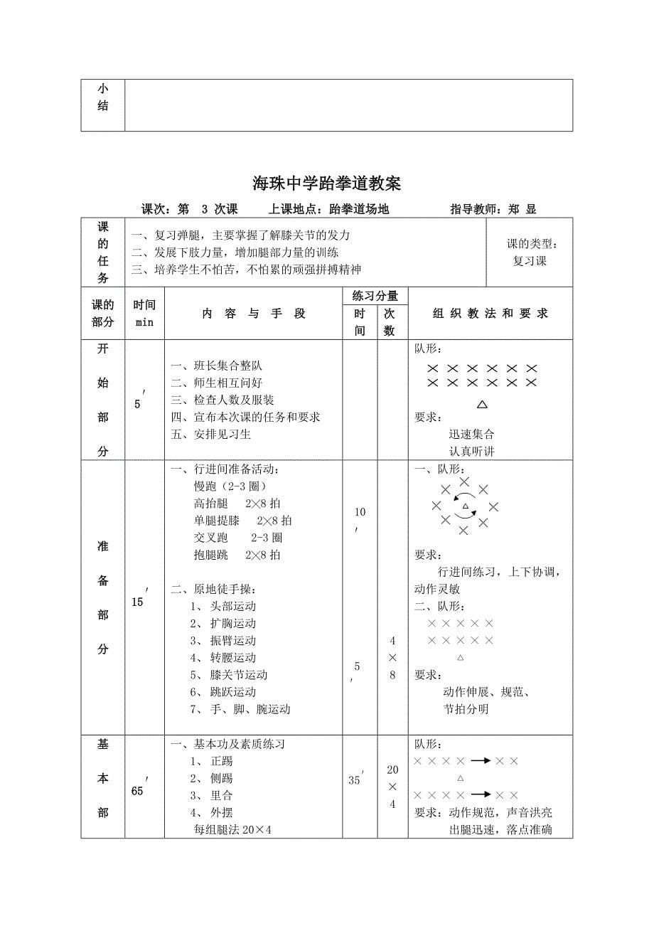 跆拳道全套教案_第5页