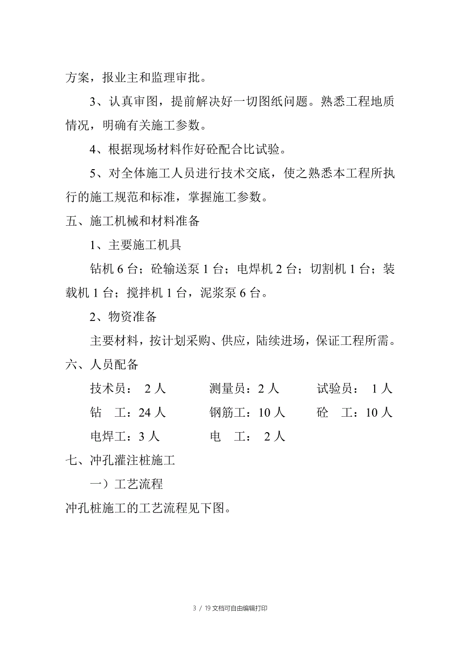 期5000td水泥熟料生产线工程熟料库冲孔桩施工方案_第3页