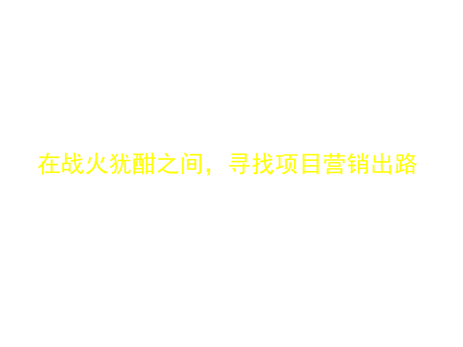 石家庄世界湾营销提草案删减版_第4页