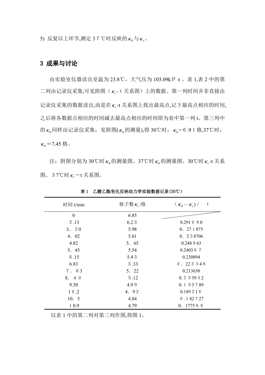 乙酸乙酯皂化反应速率常数的测定_第4页