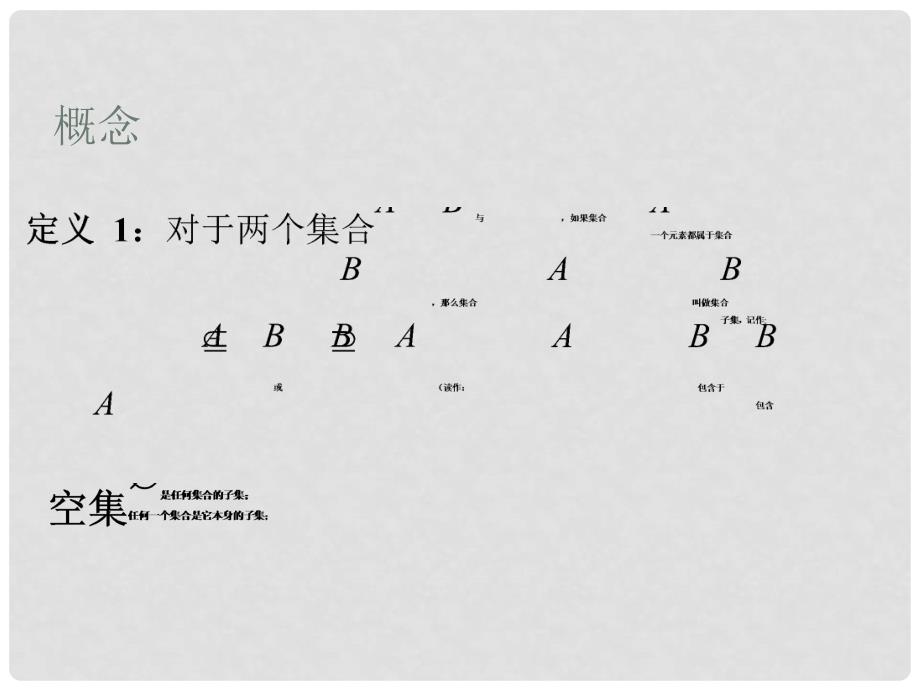 高一数学上册 1.2《集合之间的关系》课件 沪教版_第3页