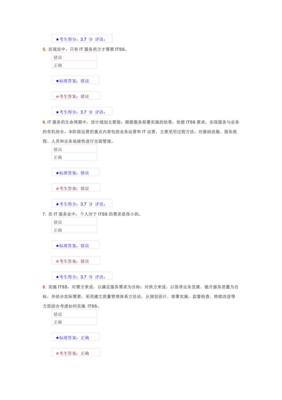 ITSS认证IT服务工程师题库.docx_第4页