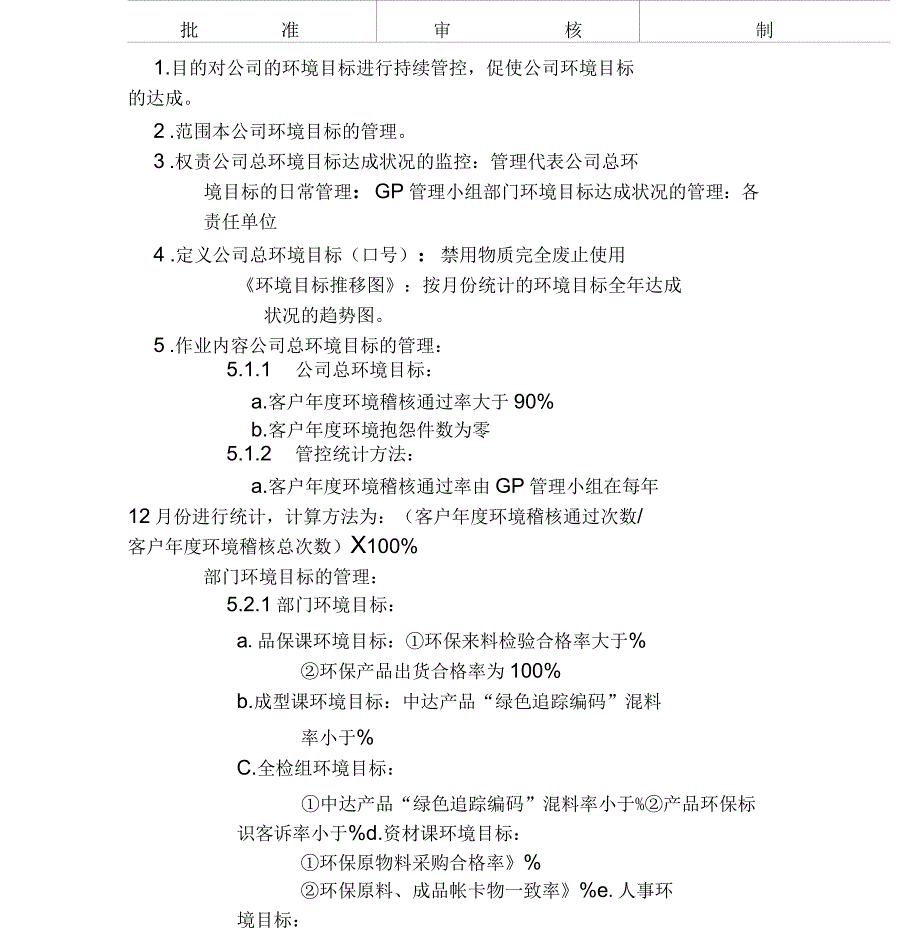 环境目标考核管理程序_第2页