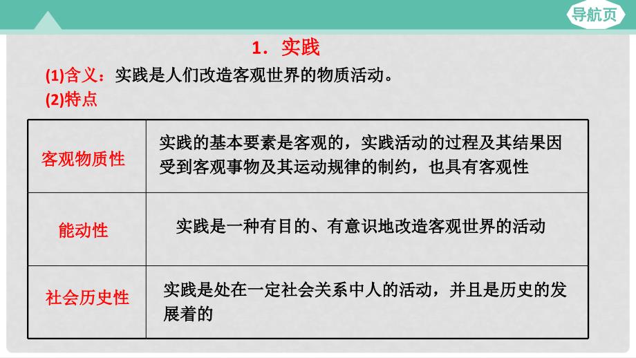 高考政治大一轮复习 第四部分 生活与哲学 第五课 求索真理的历程课件_第4页