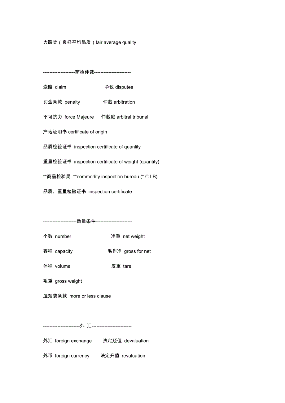 外贸术语收藏整理216891.doc_第1页