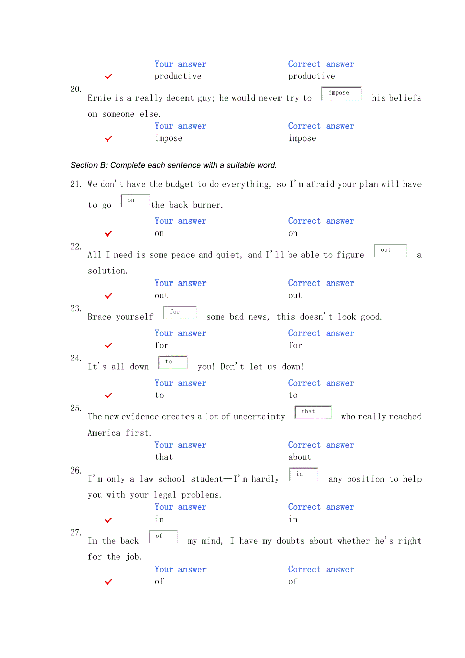 新标准大学英语综合教程单元测试第1单元答案_第3页