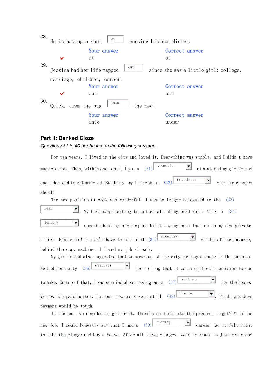 新标准大学英语综合教程单元测试第1单元答案_第4页