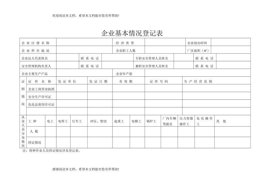 企业安全管理基础台账(模板)_第3页