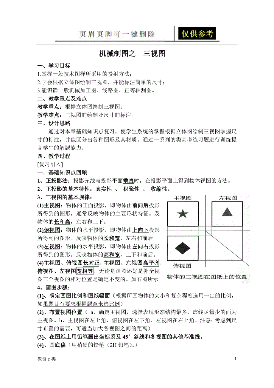 机械制图之三视图运用分享_第1页