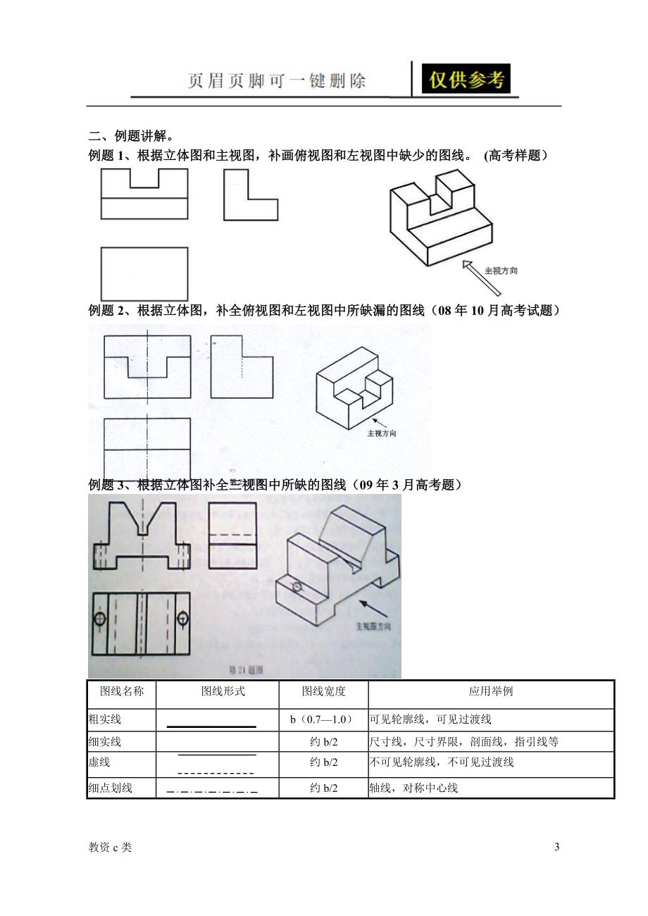 机械制图之三视图运用分享_第3页