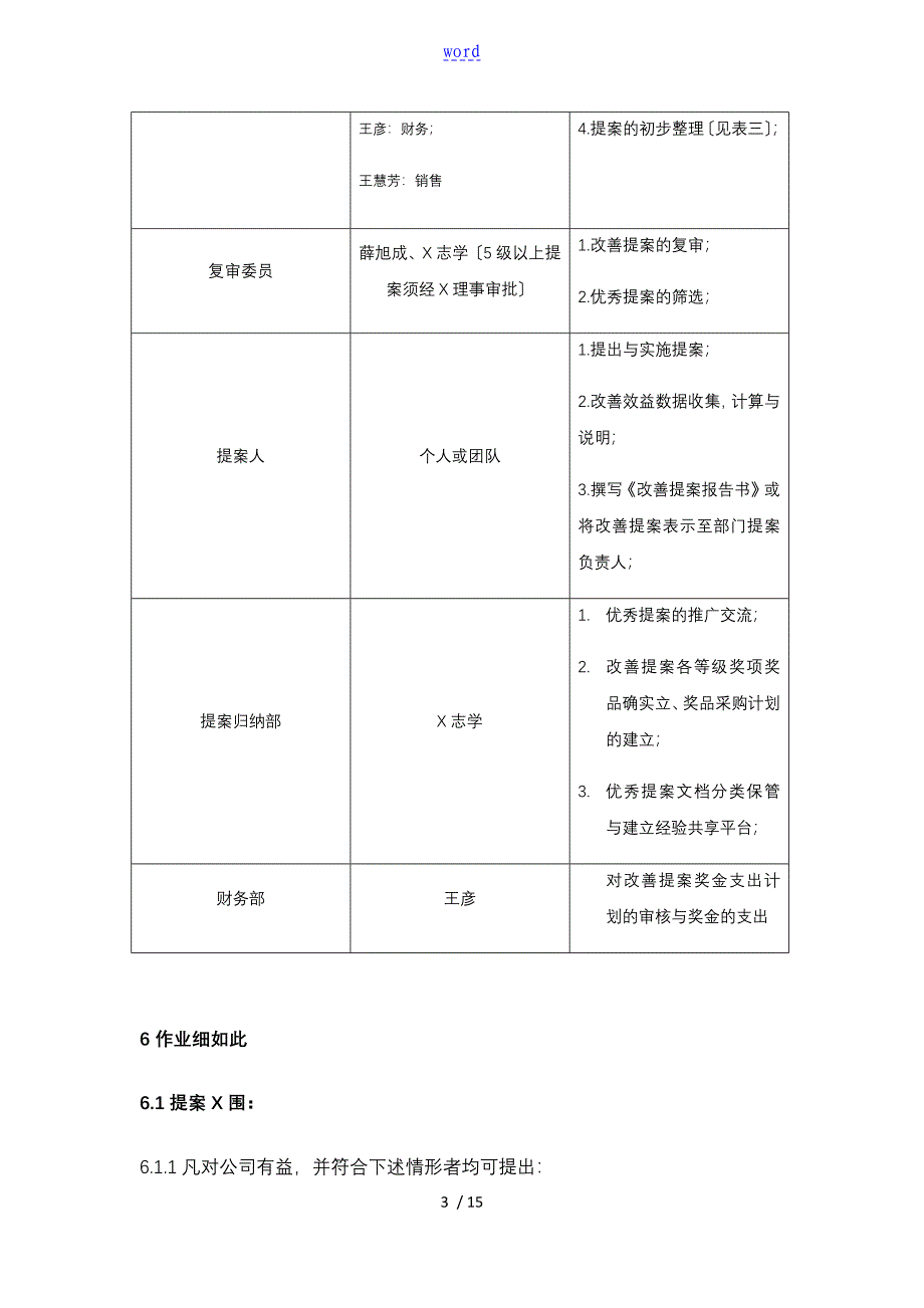 改善提案激励规章制度_第3页