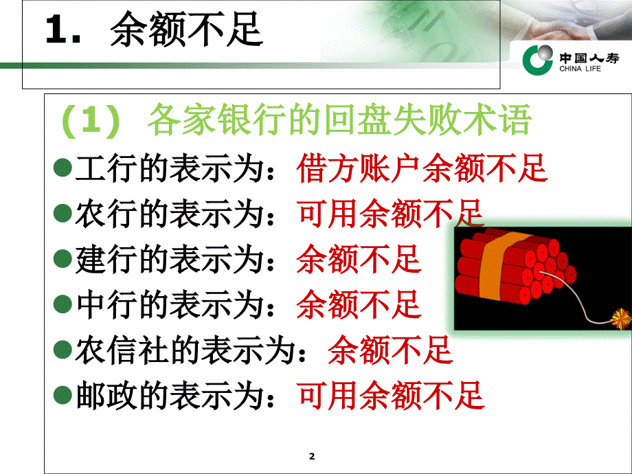 银行转账常见失败问题分析课件_第2页